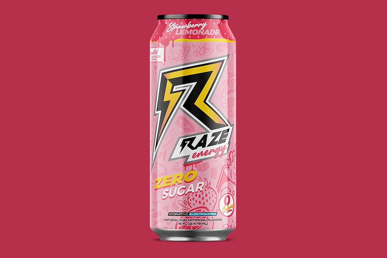 strawberry lemonade raze energy drink