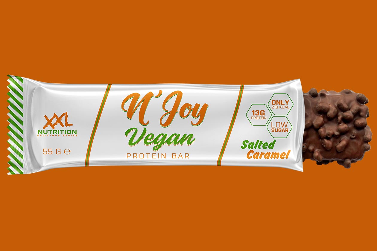 xxl nutrition n joy vegan protein bar