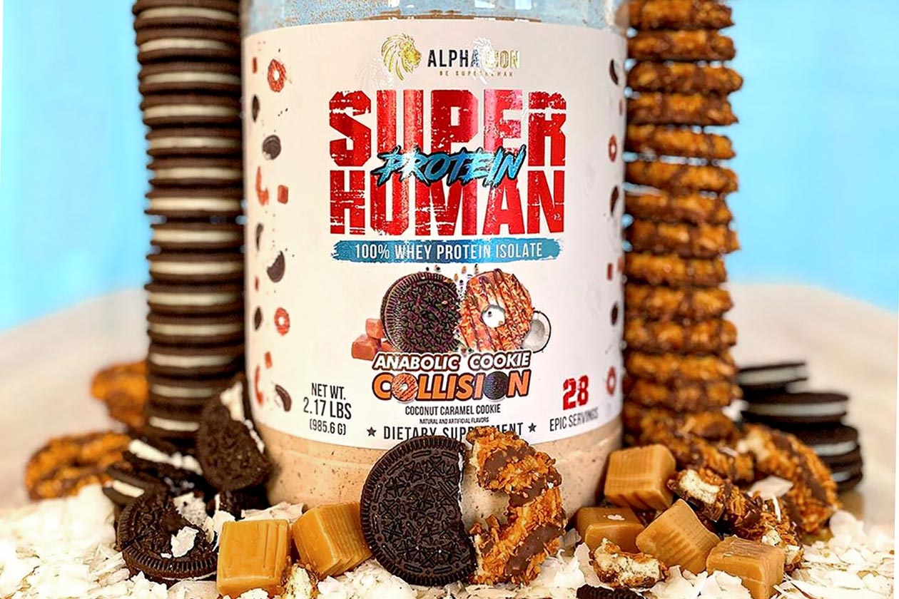 alpha lion anabolic collision cookie superhuman protein
