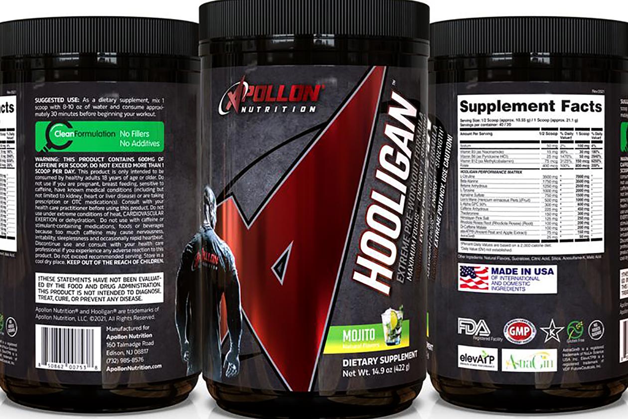 apollon nutrition mojito hooligan