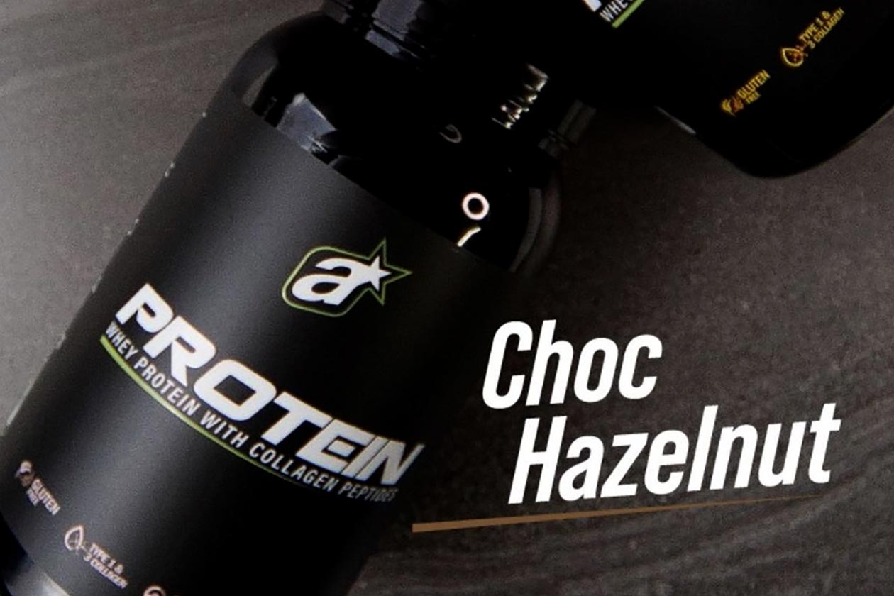 athletic sport choc hazelnut protein