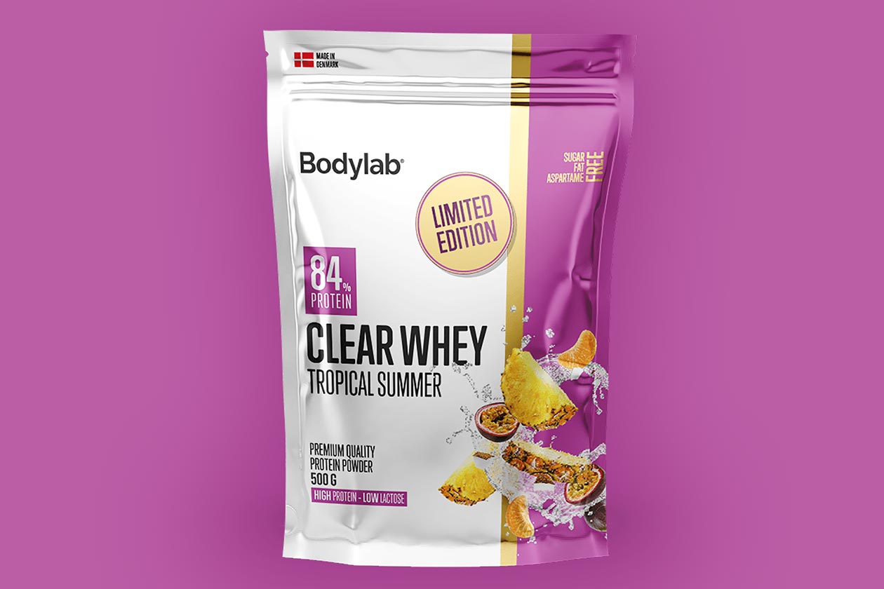 bodylabs tropical summer clear whey