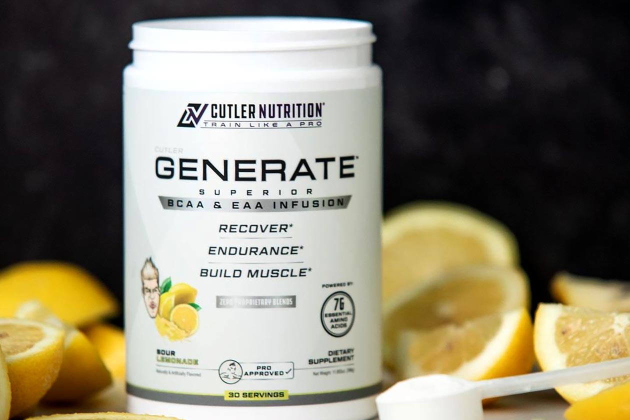 cutler nutrition sour lemonade generate