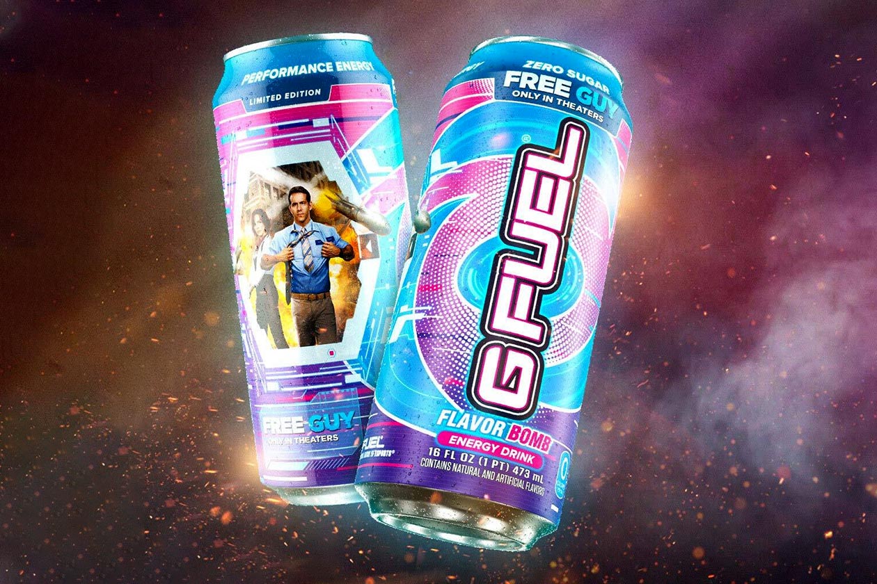 free guy flavor bomb g fuel energy drink