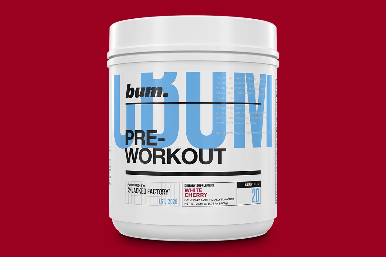 jacked factory white cherry bum pre-workout