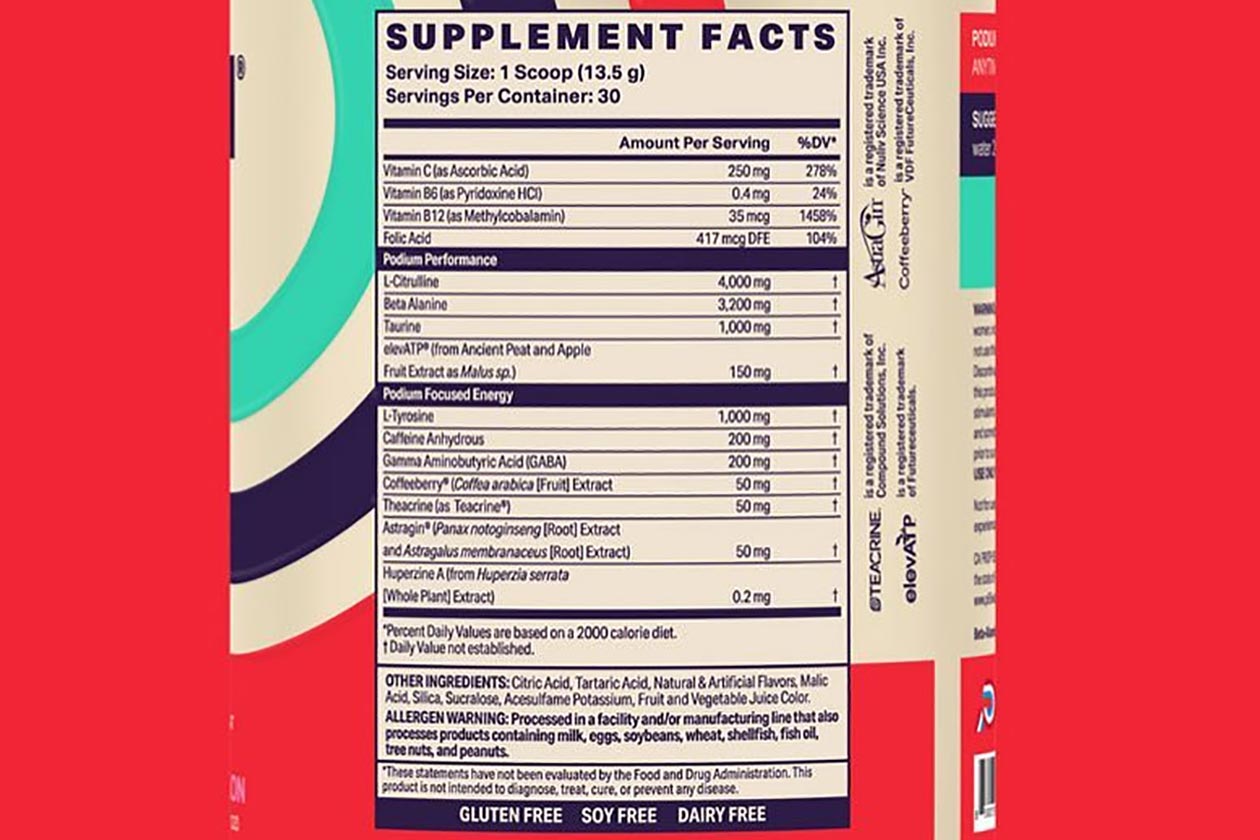 podium fuse pre-workout