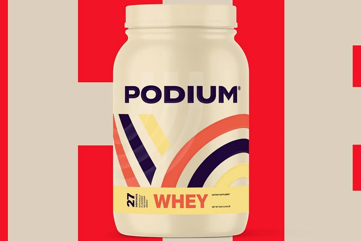 podium whey protein powder