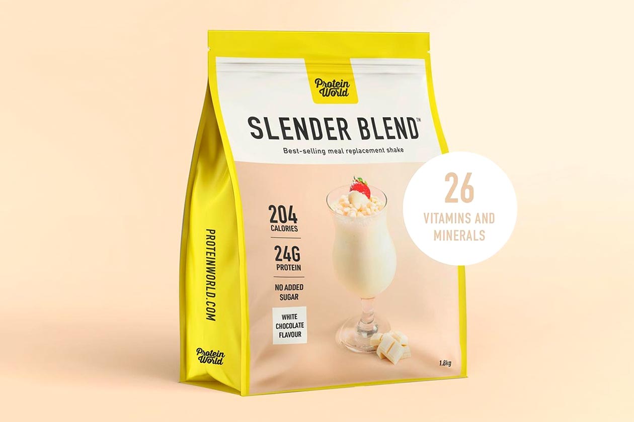 protein world white chocolate slender blend