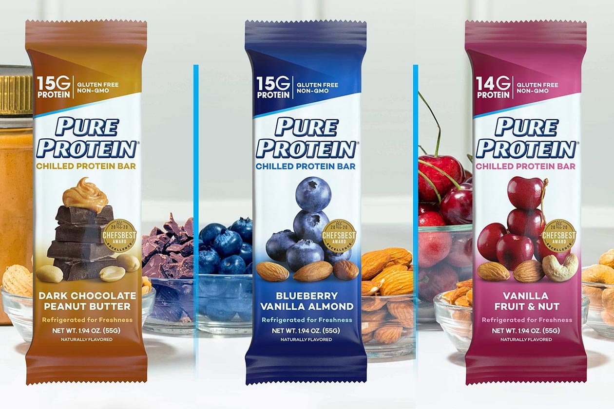 pure protein chilled protein bar
