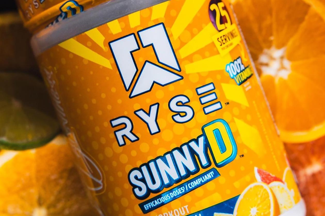 ryse sunnyd pre-workout