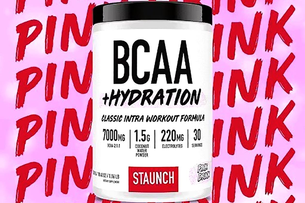 staunch pink drink bcaa hydration