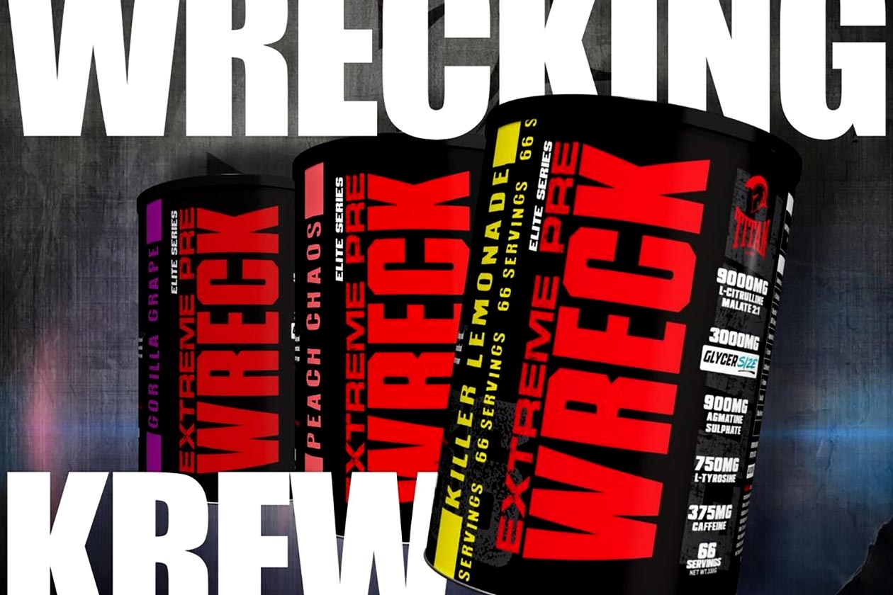 titan nutrition extreme pre wreck celebration