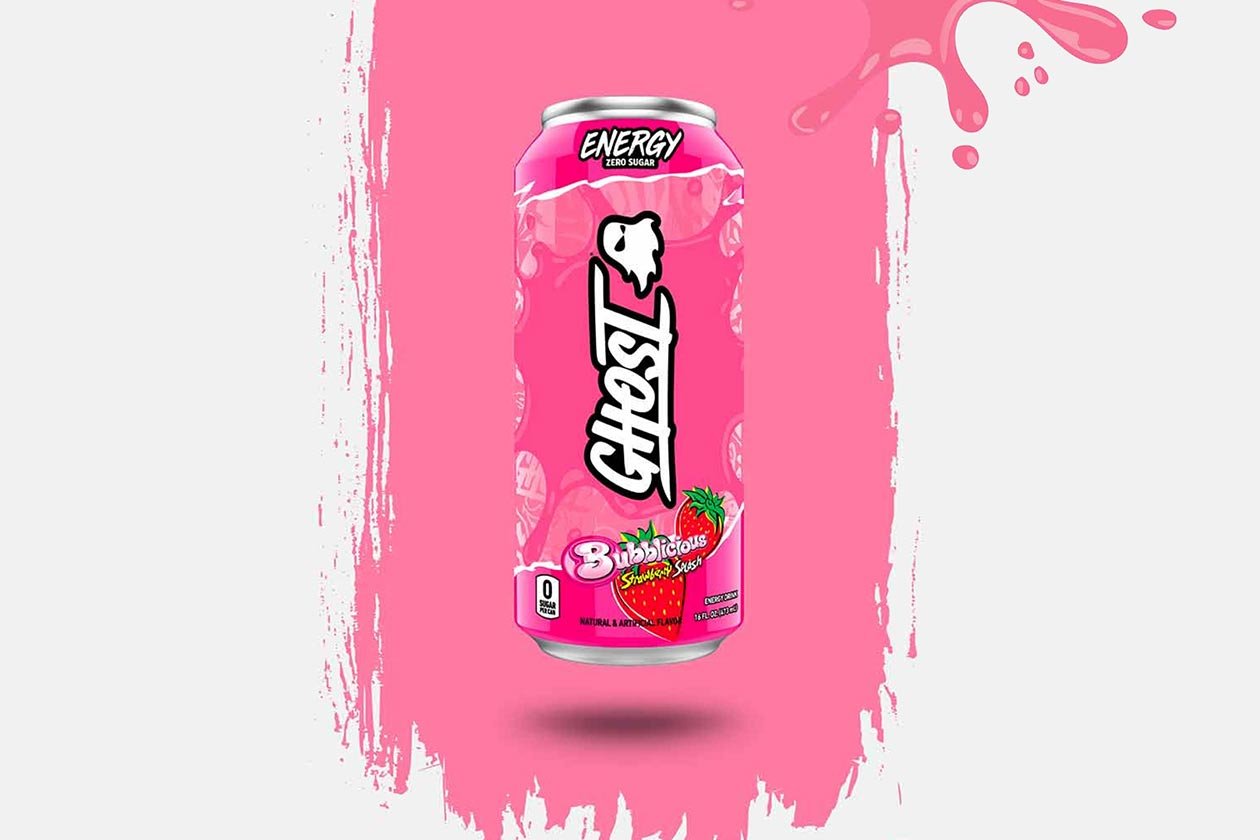 bubblicious strawberry splash ghost energy