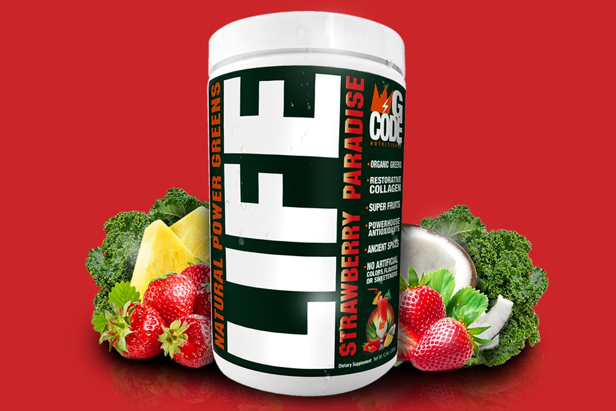 gcode nutrition strawberry paradise life