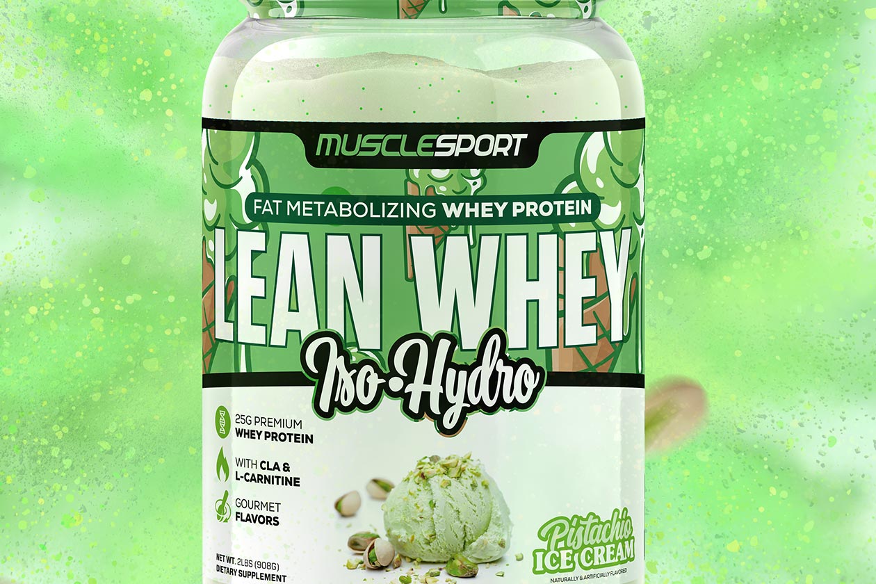 muscle sport pistachio ice cream lean whey