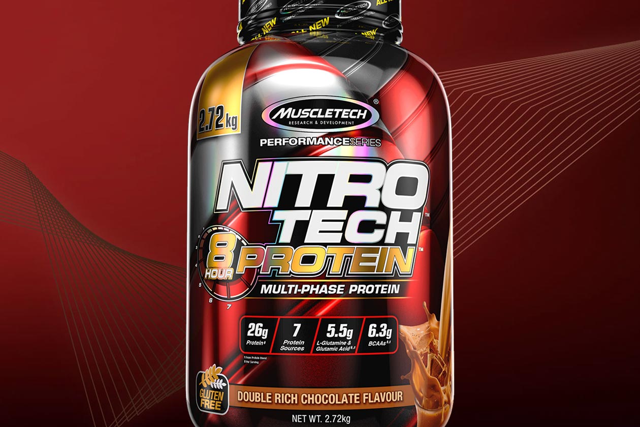 muscletech nitro tech 8 hour protein