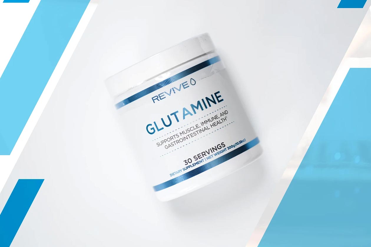 Revive puts together a basic bulk tub of unflavored glutamine powder