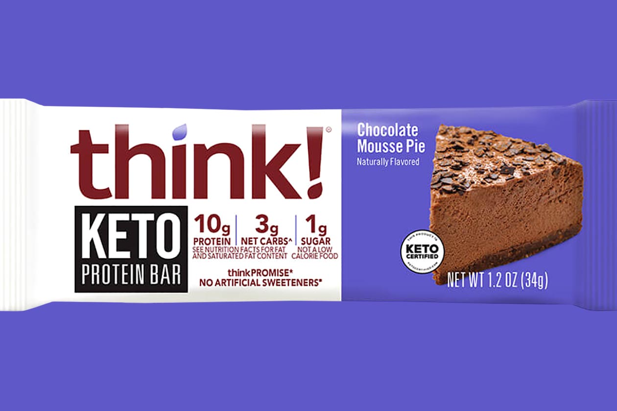 think chocolate mousse keto protein bar