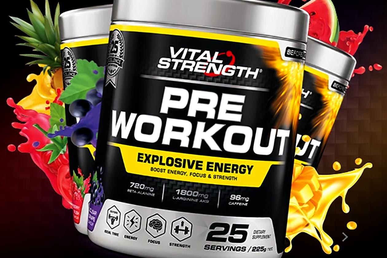 vital strength pre-workout flavors