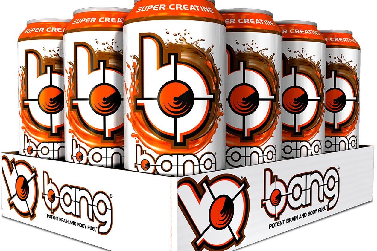 Brown And Orange Bang Energy Drink