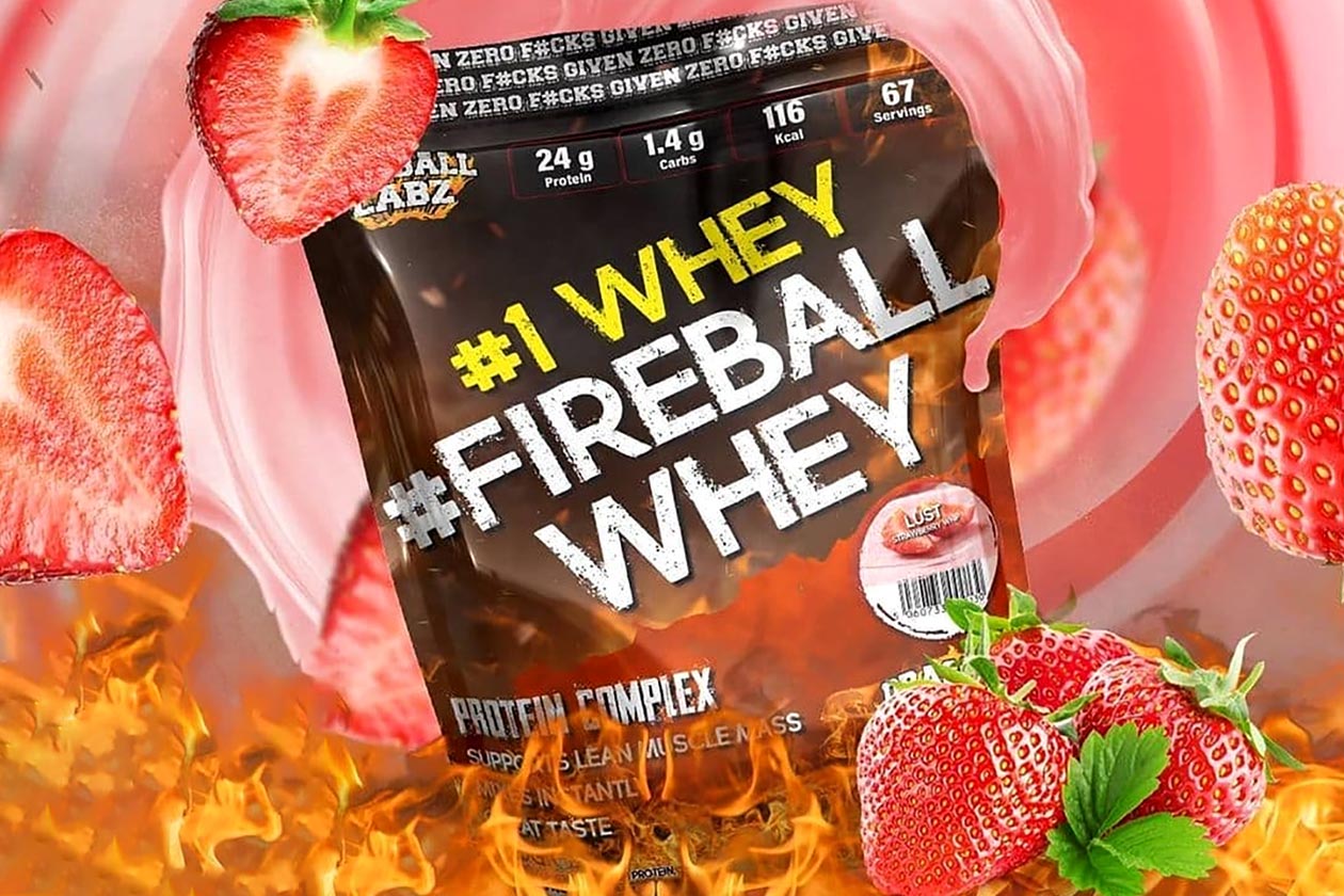 Fireball Labz Strawberry Whip Fireball Whey