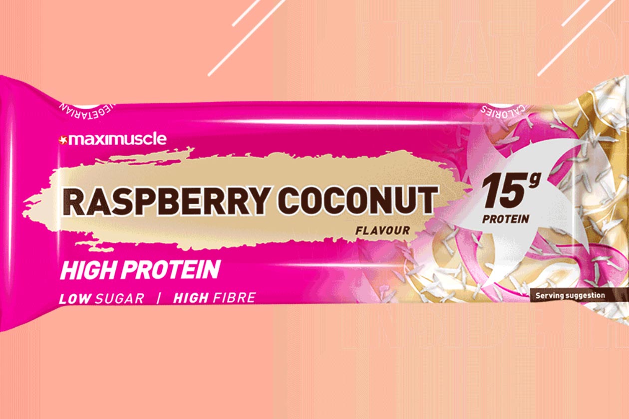 Maximuscle Raspberry Coconut Protein Bar