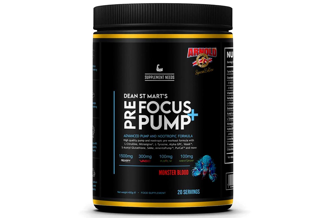 Supplement Needs Monster Blood Pre Focus Pump