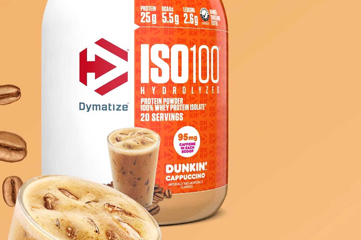 Dymatize Dunkin Mocha Latte And Cappuccino Iso100 Protein Powder 1
