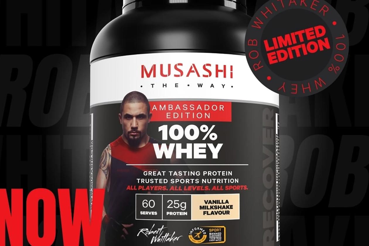 Musashi Robert Whittaker Ambassador Edition Protein Powder
