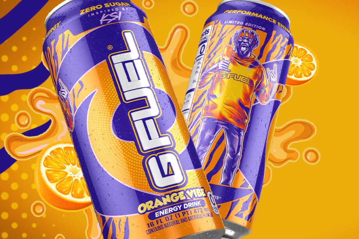 Orange Vibe G Fuel Energy Drink