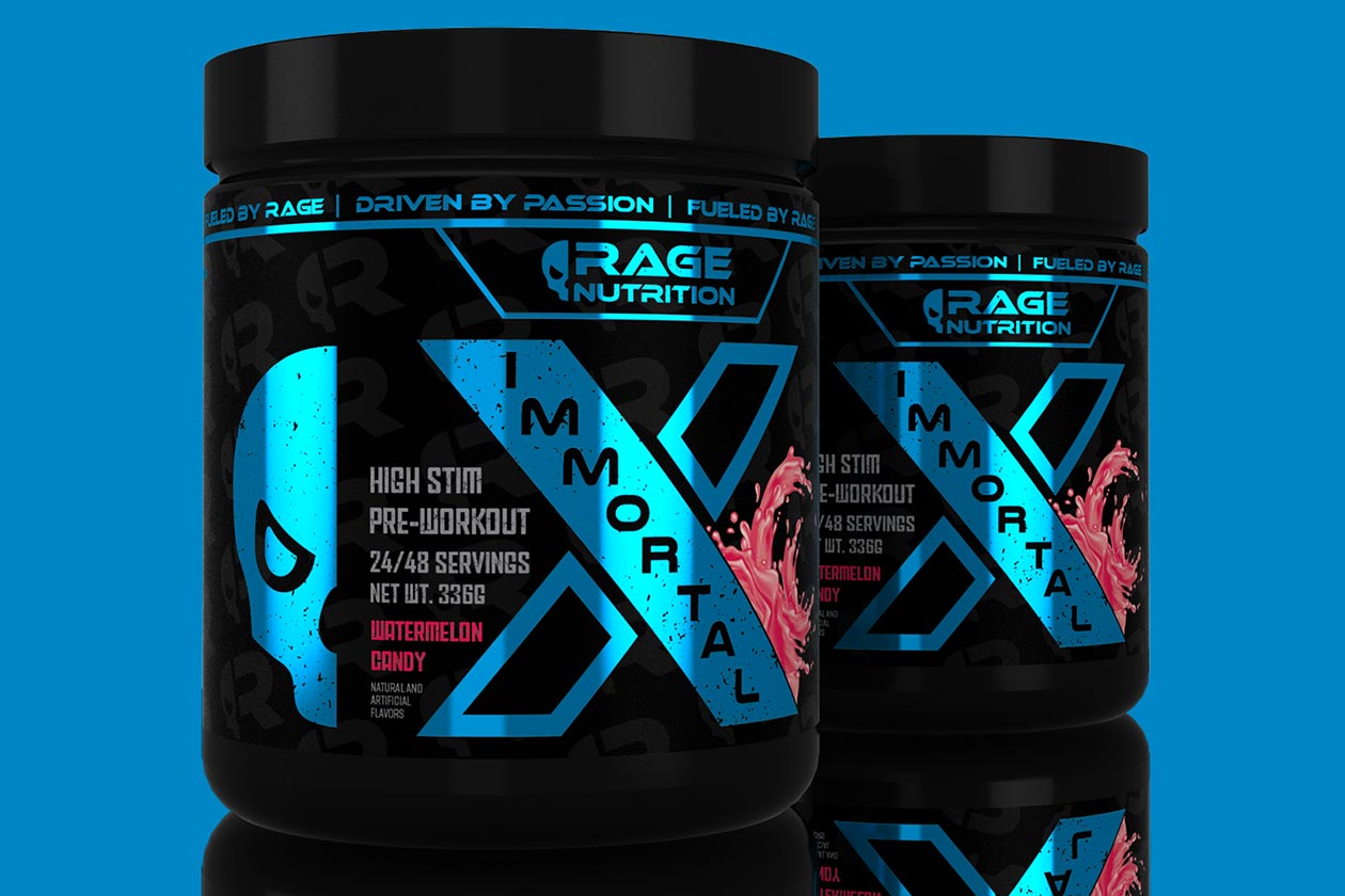 Rage Nutrition Immortal X Black