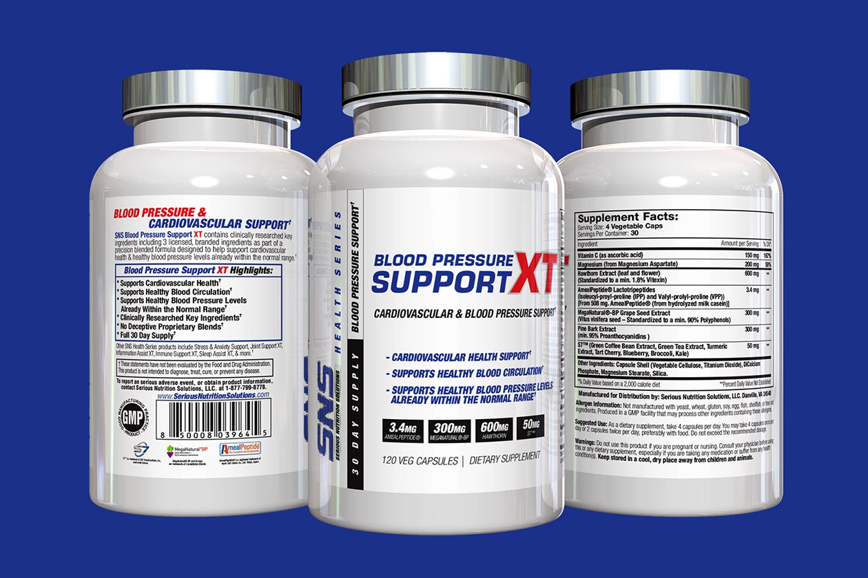 Serious Nutrition Solutions Blood Pressure Support Xt