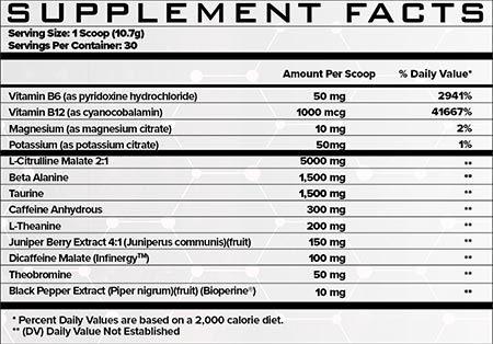 Enhanced Labs Ramys Rage Stim Reloaded V2 Label