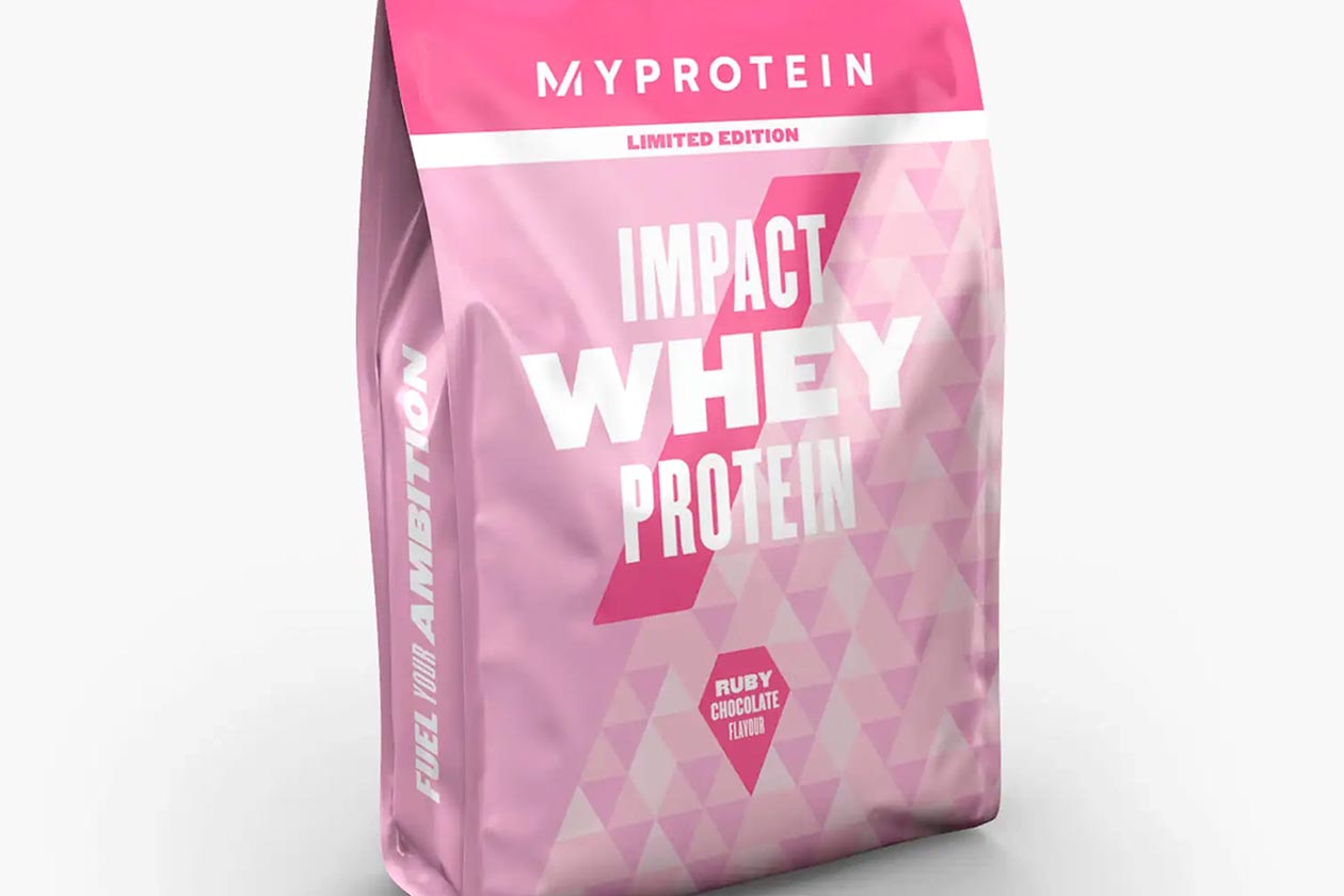 Myprotein launches a limited Ruby Chocolate flavor for Black 