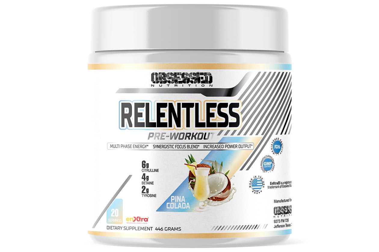 Obsessed Nutrition Relentless Pre Workout