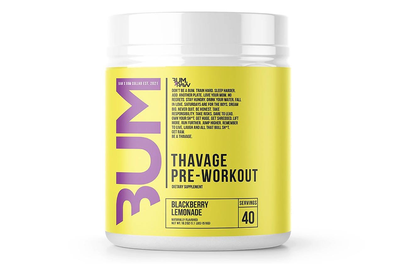 Raw Nutrition Cbum Thavage Pre Workout