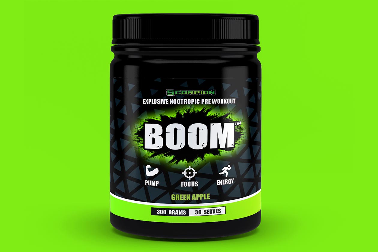 Scorpion Supplements Boom Pre Workout