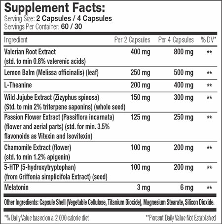 Sns Sleep Assist Xt Label