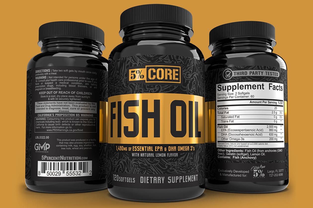 5 Nurition Fish Oil And Cla
