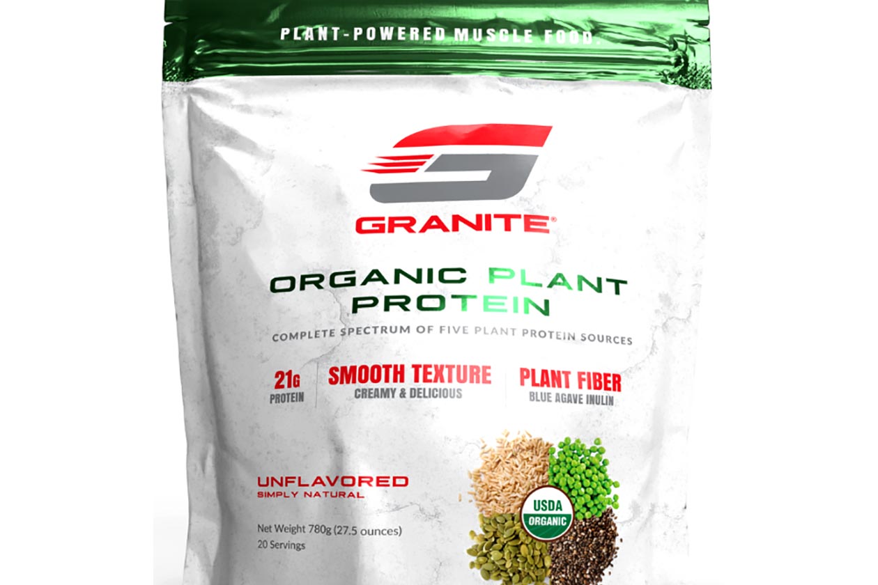 Granite Organic Plant Protein Powder