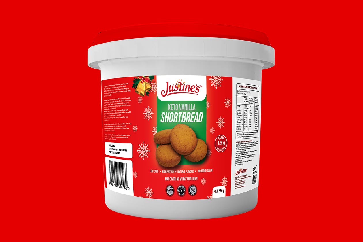 Justines Cookies Christmas Keto Friendly