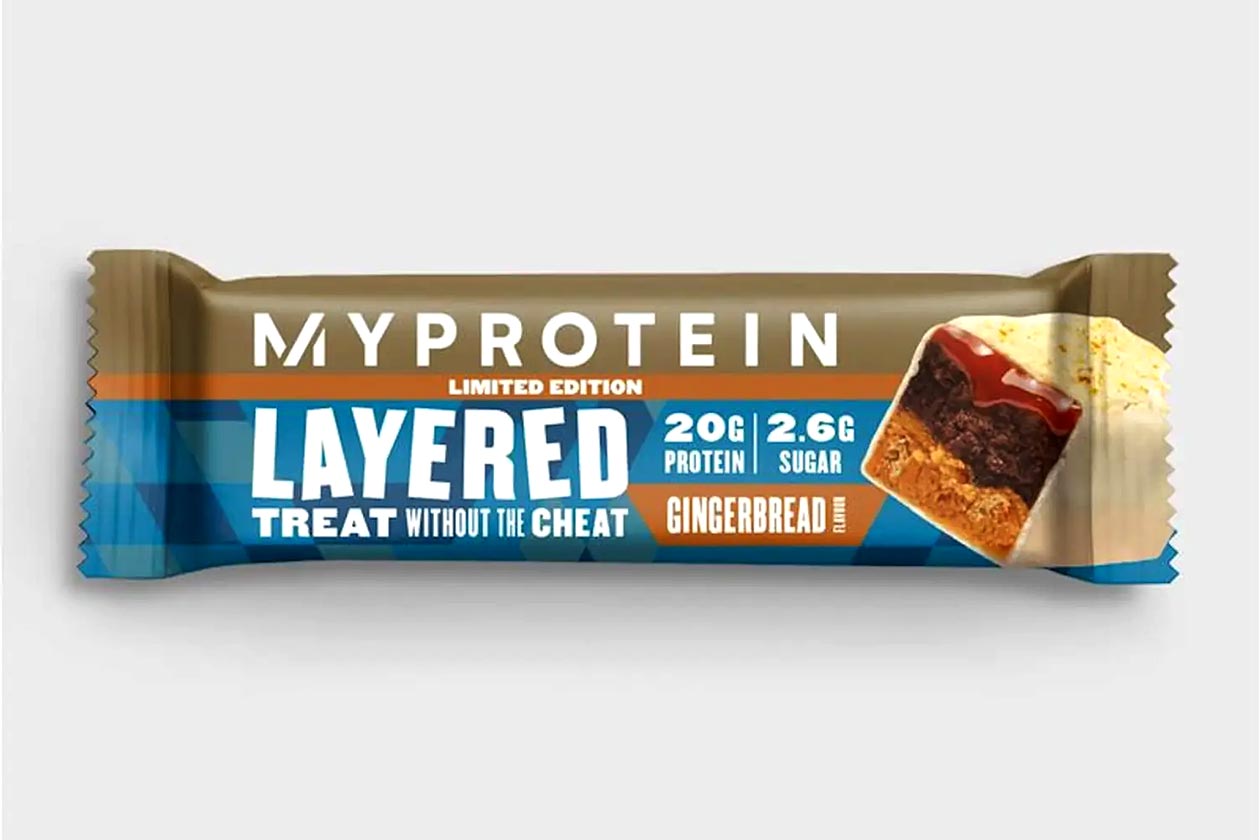Myprotein Gingerbread Layered Protein Bar