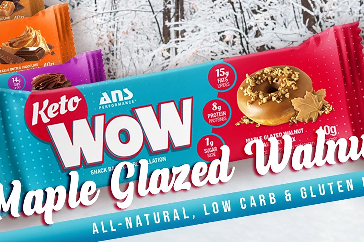 Ans Performance Maple Glazed Walnut Wow Keto Bar