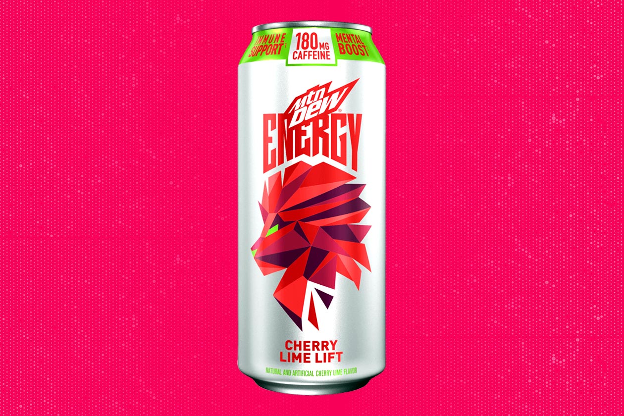 Cherry Lime Lift Mtn Dew Energy Drink