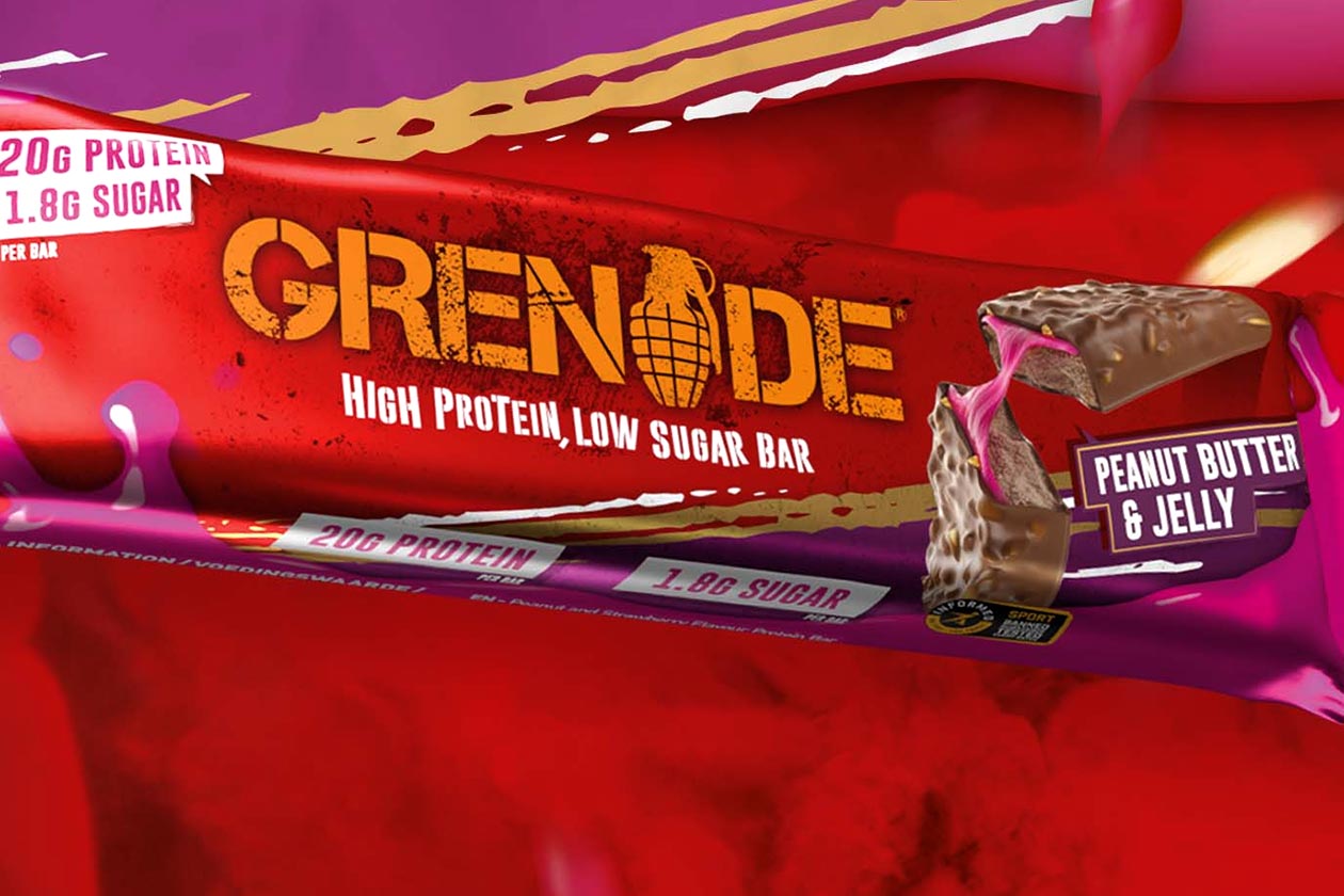 Grenade Peanut Butter And Jelly Carb Killa Protein Bar