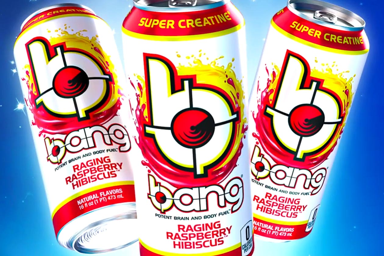 Raging Raspberry Hibiscus Bang Energy Drink