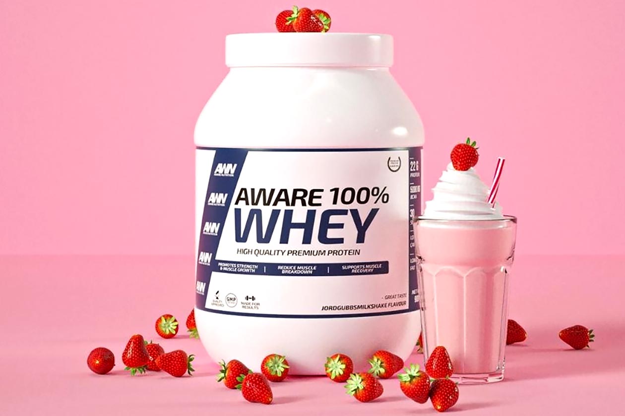 Strawberry Milkshake Aware 100 Whey