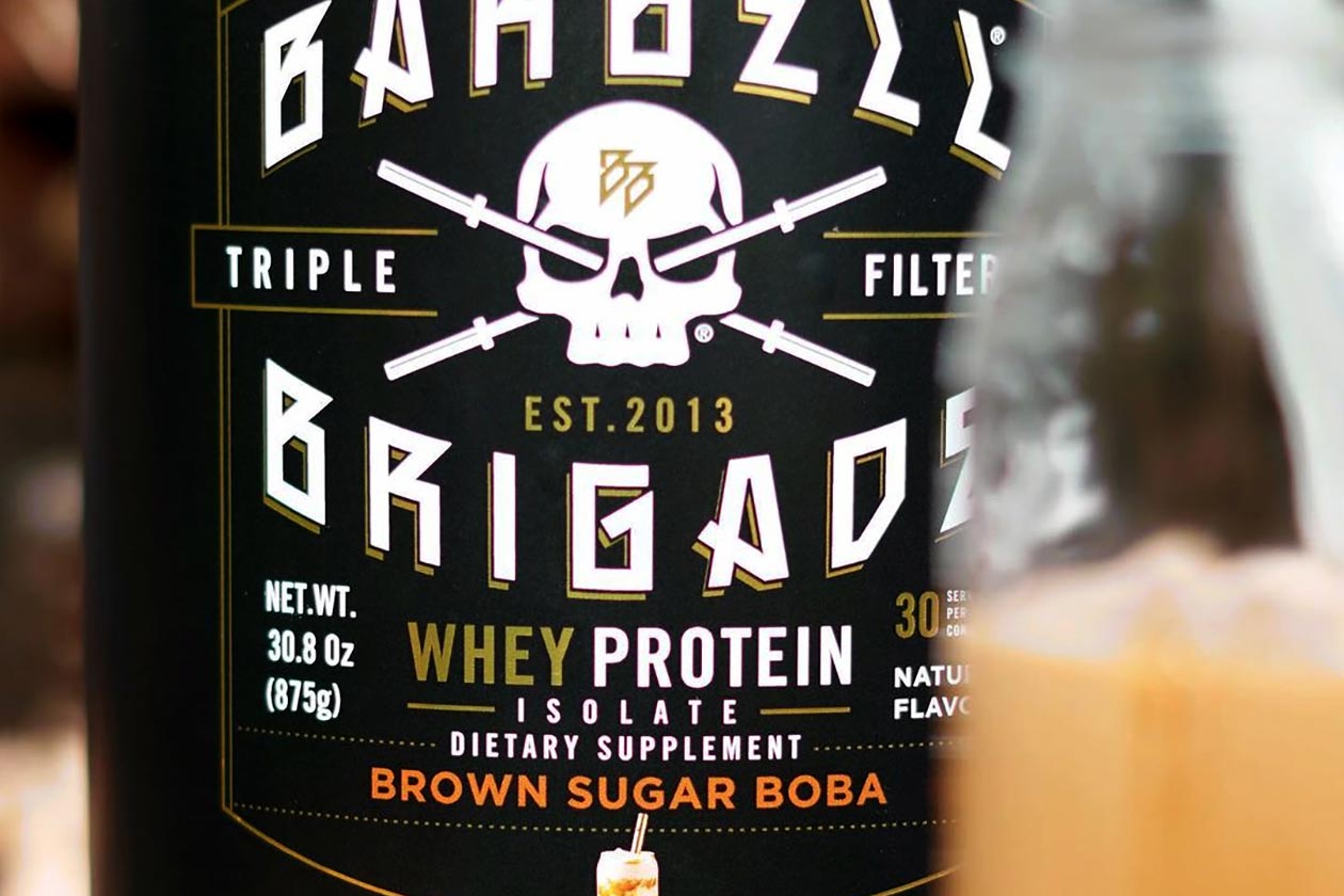 Barbell Brigade Brown Sugar Boba Whey Protein