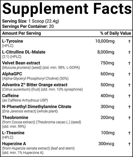 Morphogen Nutrition Alphagen Label 1