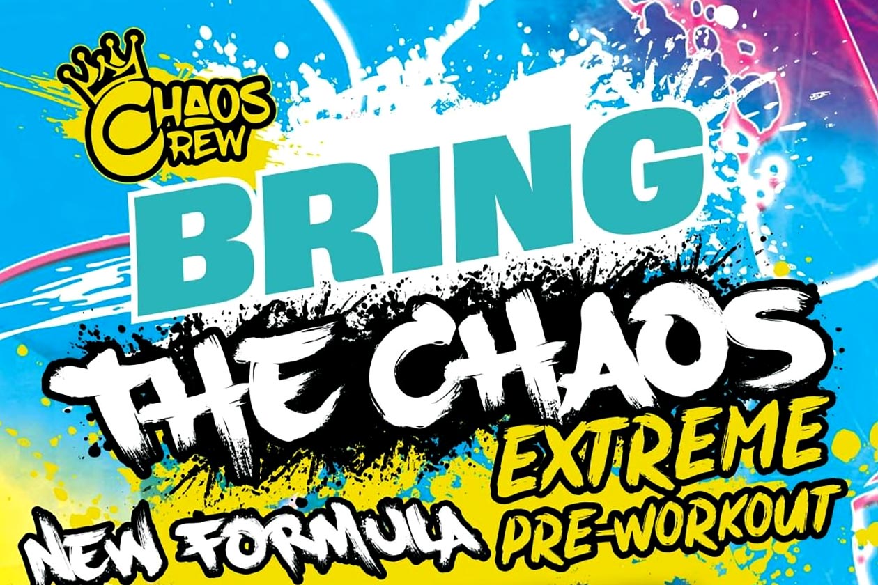 Chaos Crew pre-workout Bring The Chaos gets a new formula for 2022